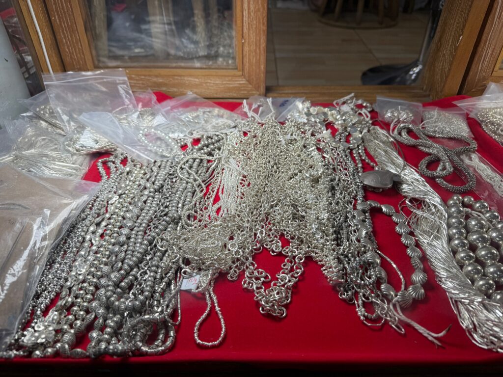 Karen silver necklaces and beaded pieces at Orange Karen Silver