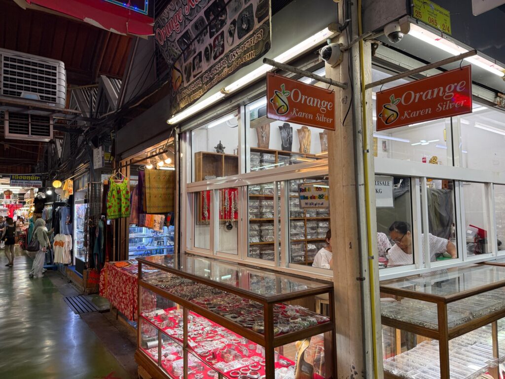 Orange Karen Silver storefront in Chatuchak Section 25